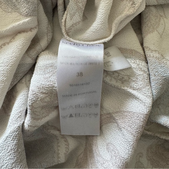 See by Chloe Cream Paisley Print Midi Dress size 38/ Medium - Picture 11 of 13